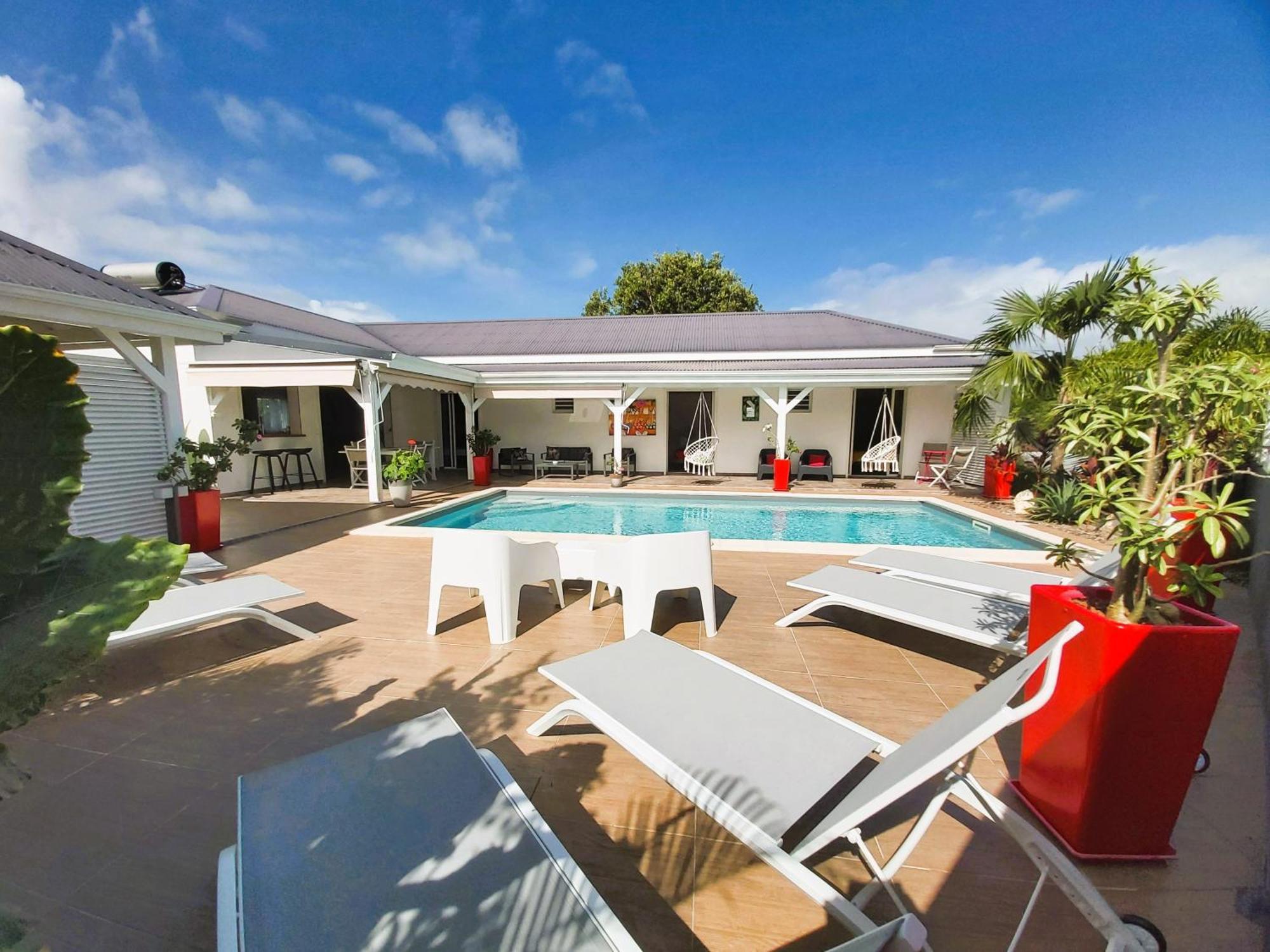 Villa Bikini - Sans vis à vis - bien ventillée Saint-Francois  Esterno foto